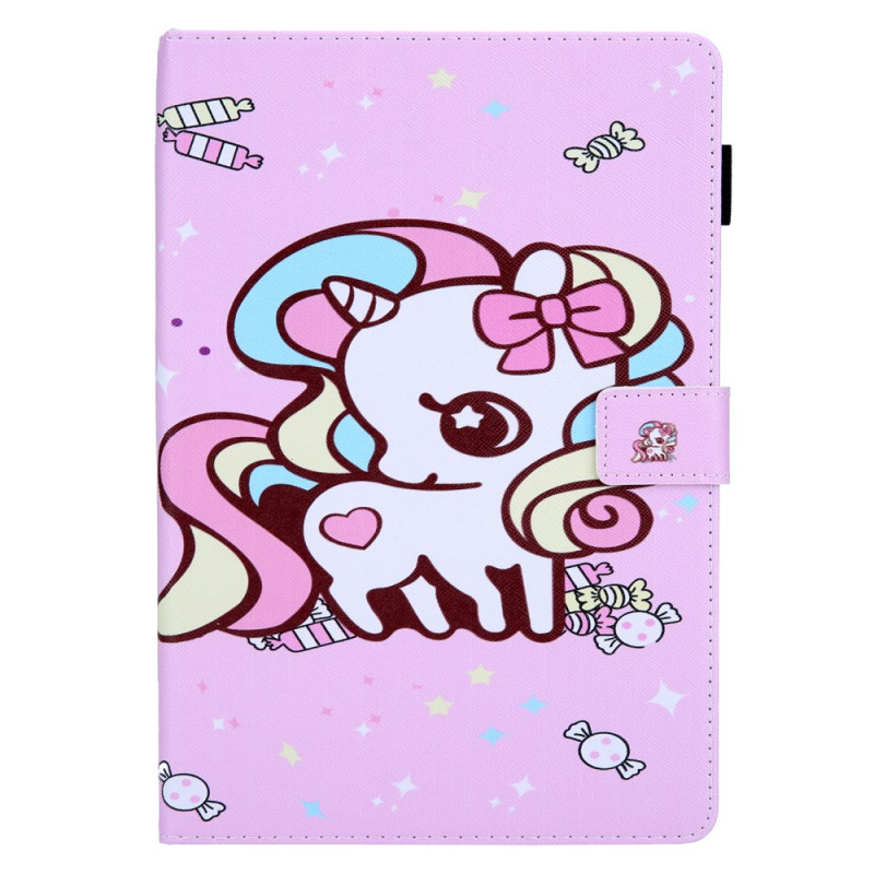 Housse iPad Pro 11 (2024) Licorne et Bonbons