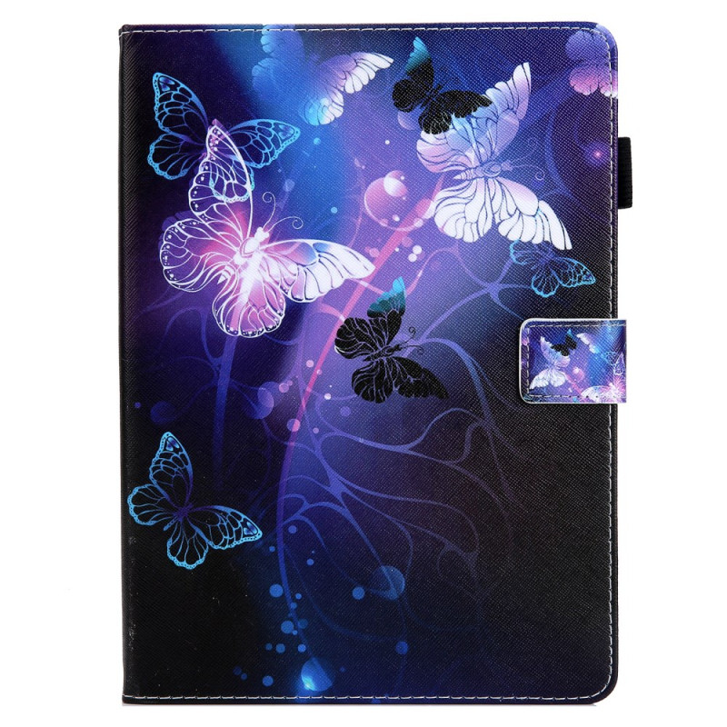 Housse iPad Pro 11 (2024) Papillons Violets