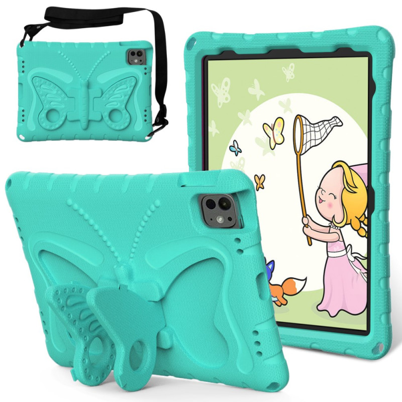 Coque iPad Pro 11 (2024) Ailes de Papillon et Bandoulière