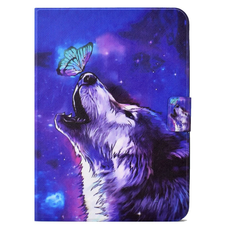 Etui iPad Air 11 (2024)/Air (2022) (2020)/ Pro 11 Papillon et Loup