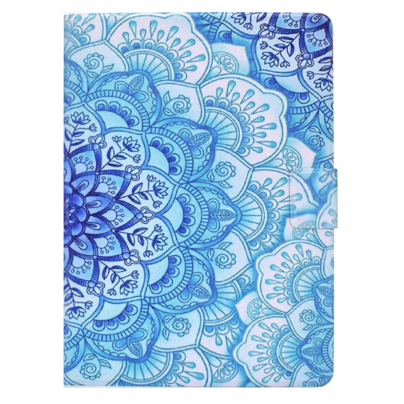 Étui iPad Air 11 (2024)/Air (2022) (2020)/ Pro 11 Fleur de Mandala Bleu