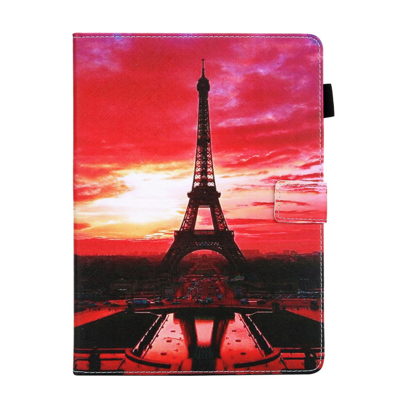 Étui iPad Air 11 (2024)/Air (2022) (2020)/ Pro 11 Tour Eiffel au Crépuscule