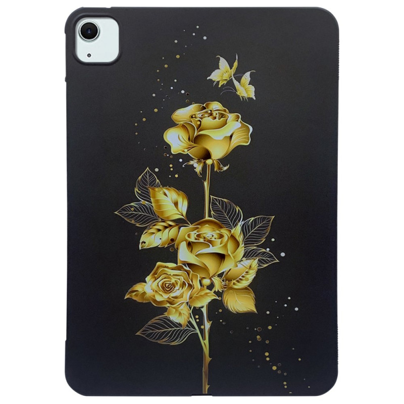 Coque iPad Air 11 (2024) Roses Dorées