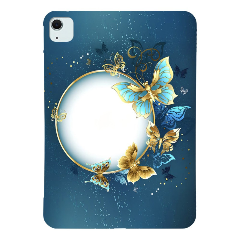 Coque iPad Air 11 (2024) Lune et Papillon