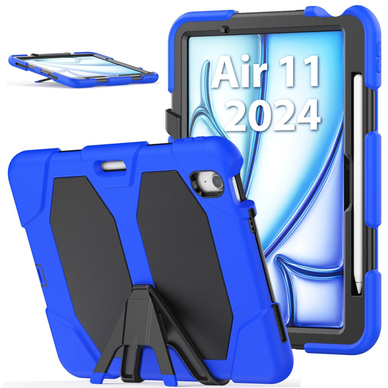 Coque iPad Air 11 (2024) Support Papillon et Protecteur d'Écran Intégré