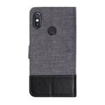 Housse Xiaomi Redmi Note 5 Muxma Tissu et Effet Cuir