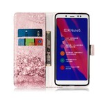 Housse Xiaomi Redmi Note 5 Dégradé Paillettes