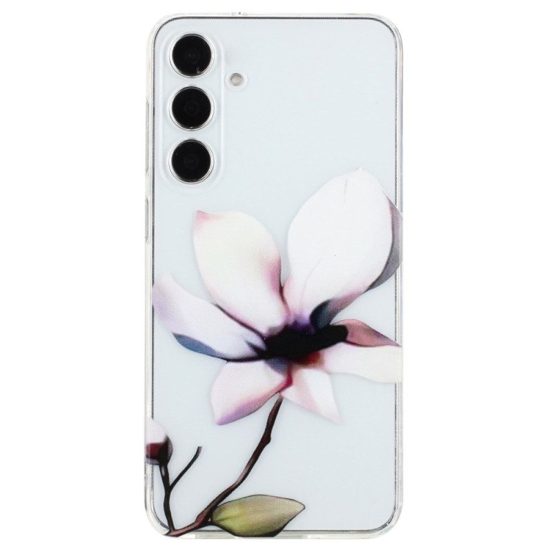 Coque Samsung Galaxy A24 4G Fleur Blanche