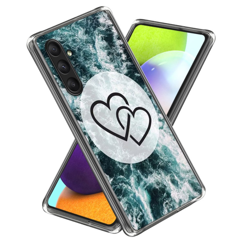 Coque Samsung Galaxy A24 4G Motif Coeurs