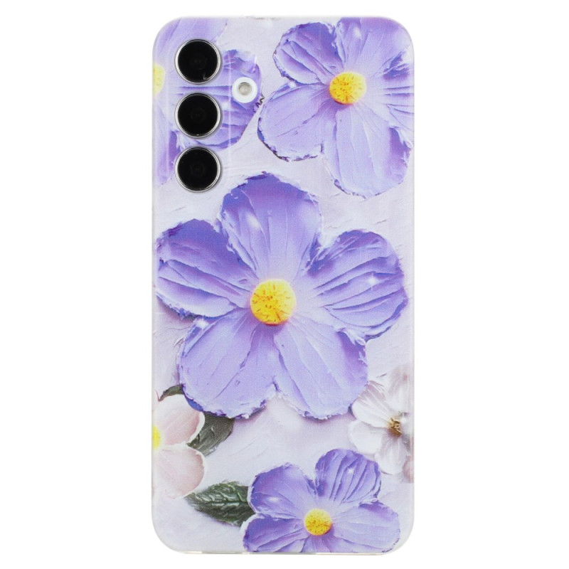 Coque Samsung Galaxy A24 4G Fleurs Pourpres