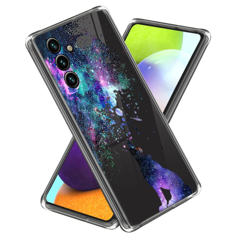 Coque Samsung Galaxy A24 4G Chat et Ciel étoilé