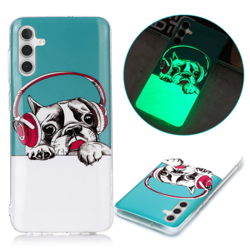 Coque Samsung Galaxy A24 4G Lumineuse Chien