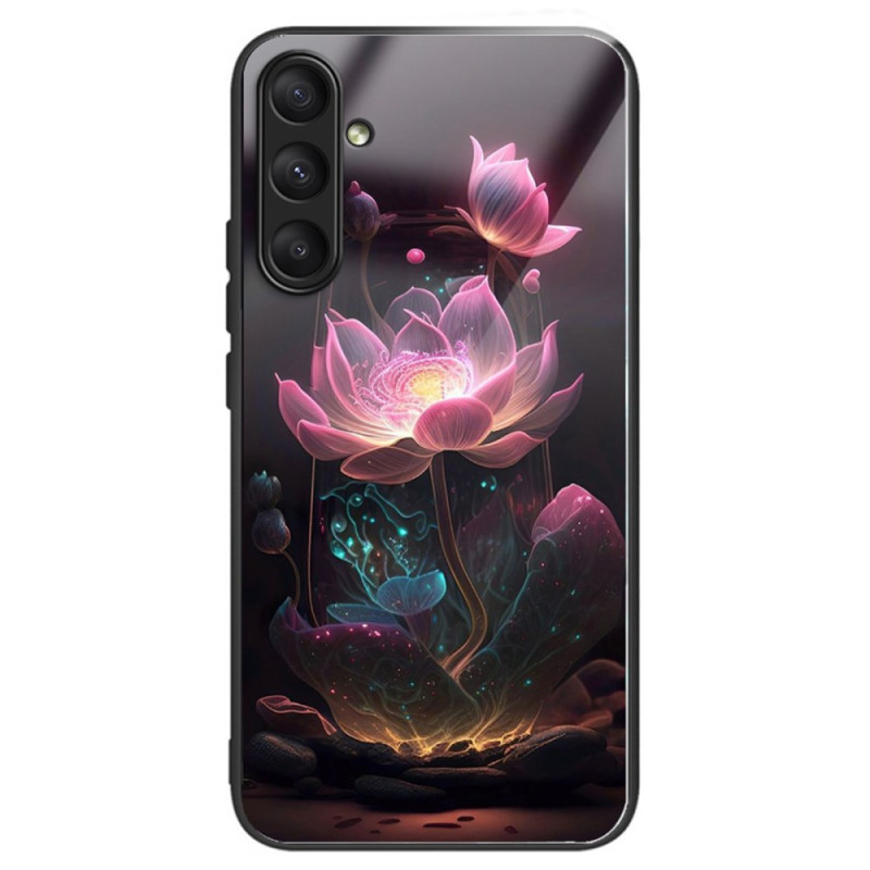 Coque Samsung Galaxy A24 4G Verre Trempé Lotus Rose