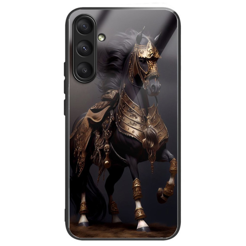 Coque Samsung Galaxy A24 4G Verre Trempé Cheval Masqué