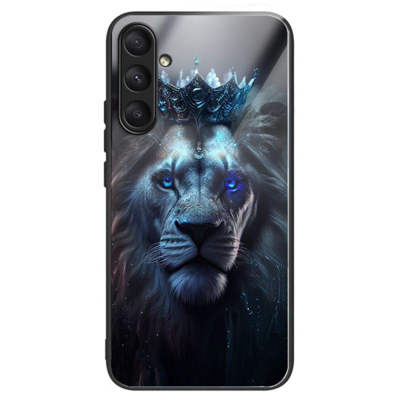 Coque Samsung Galaxy A24 4G Verre Trempé Lion Bleu