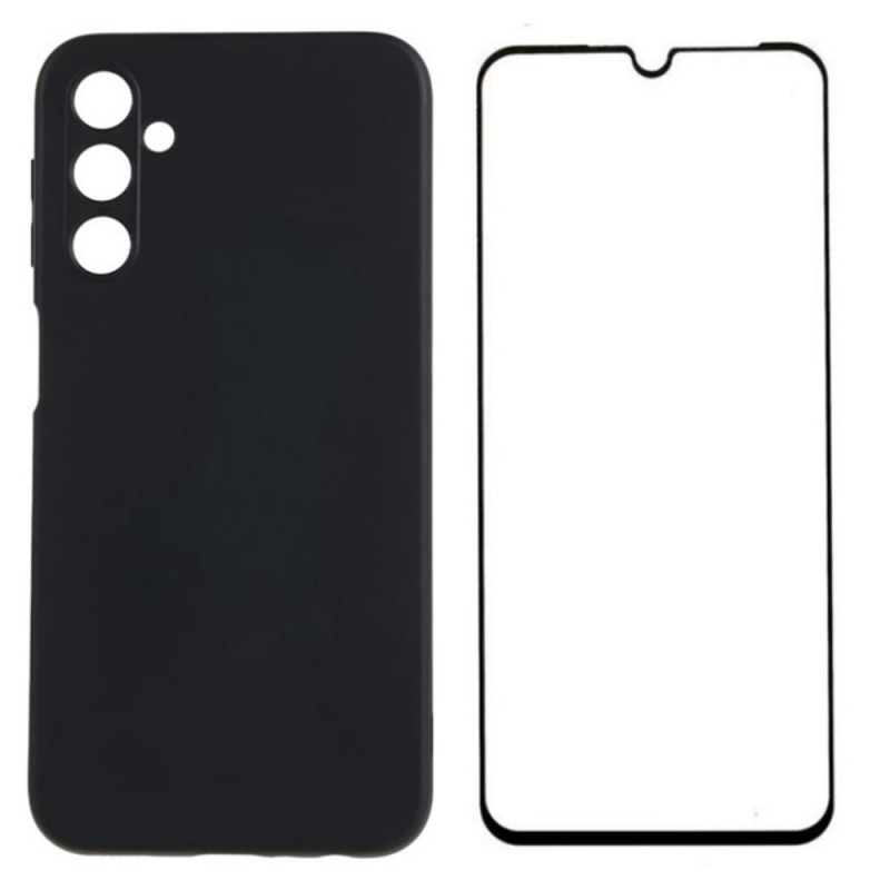 Coque Samsung Galaxy A24 4G Protecteur Écran en Verre Trempé WANLONFENG