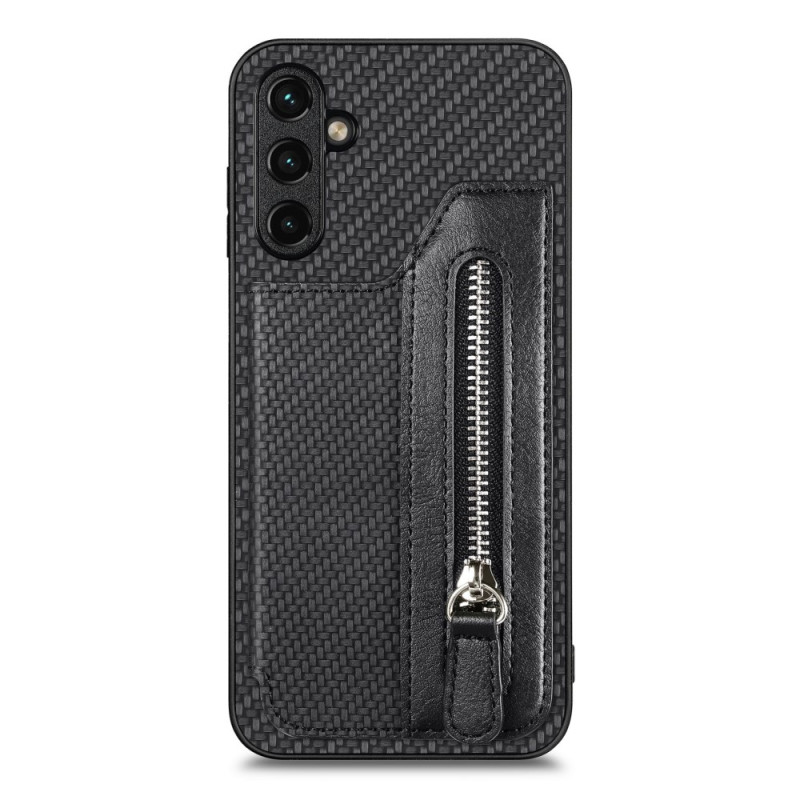 Coque Samsung Galaxy A24 4G Poche à Fermeture Éclair et Support