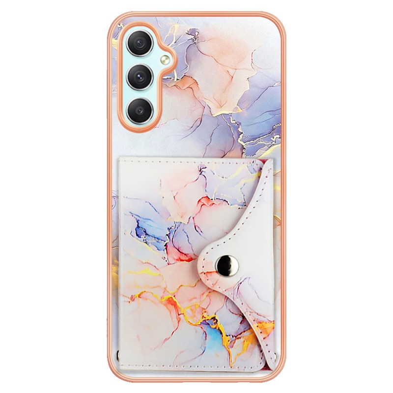 Coque Samsung Galaxy A24 4G Porte-Cartes Marbre