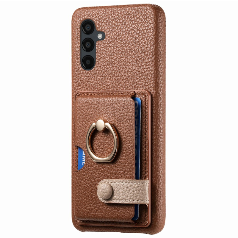 Coque Samsung Galaxy A24 4G Bicolore Porte-Cartes et Support Annulaire