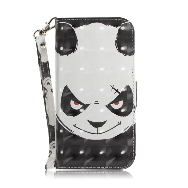 Housse Nokia C32 Angry Panda à Lanière