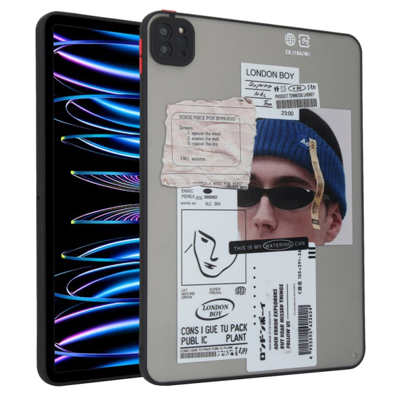 Coque iPad Pro 11 (2022) / (2021) / (2020) Homme aux lunettes de soleil