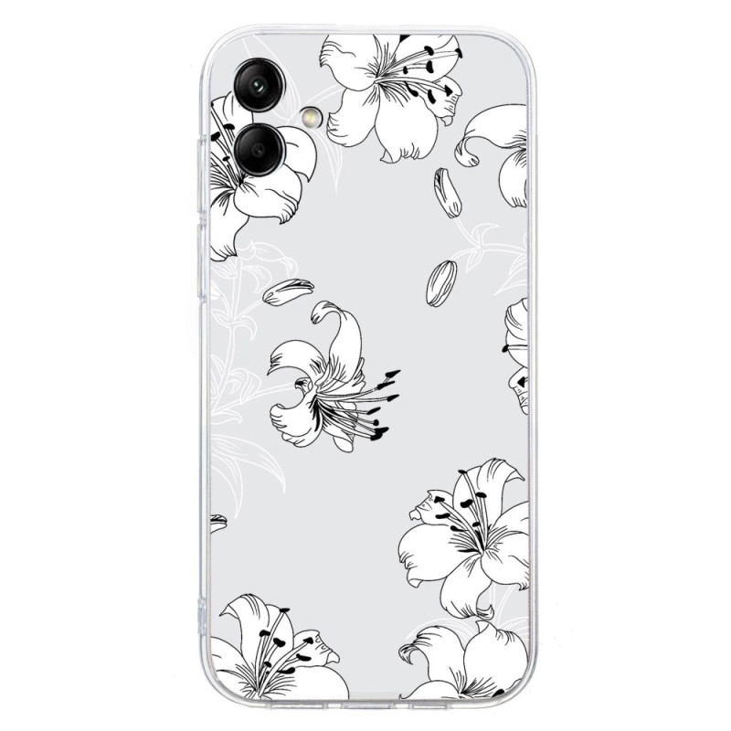 Coque Samsung Galaxy A05 Fleurs Blanches