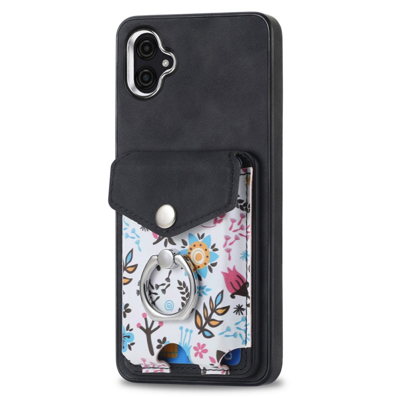 Coque Samsung Galaxy A05 4G Porte-Cartes Magnétique et Anneau Rotatif