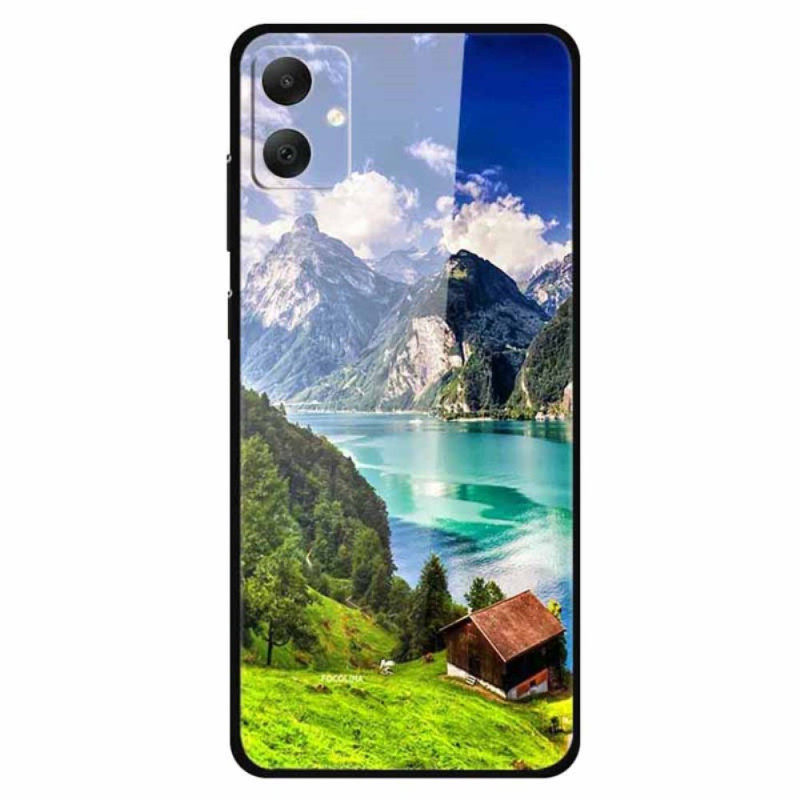 Coque Samsung Galaxy A05 Verre Trempé Collines Vertes