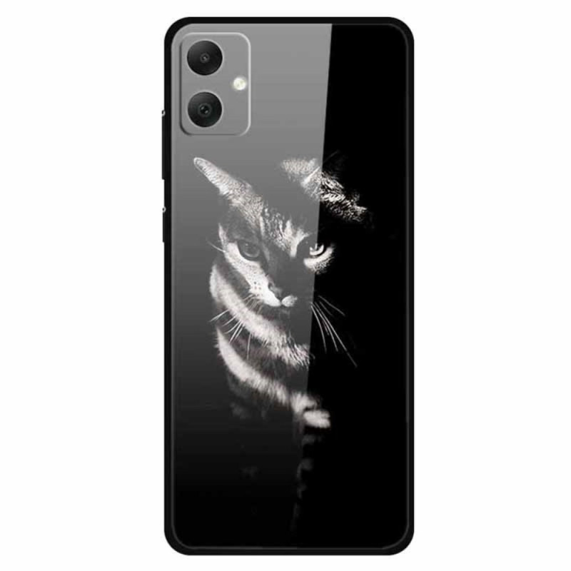 Coque Samsung Galaxy A05 Verre Trempé Chat d'Ombre