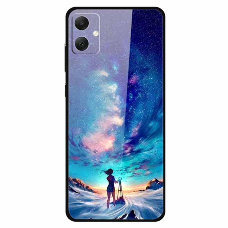 Coque Samsung Galaxy A05 Verre Trempé Fille Astronomie