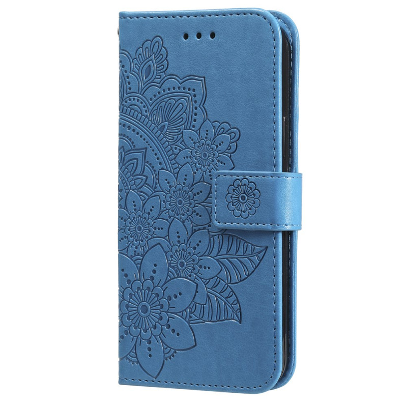 Housse Samsung Galaxy A05 Motif Floral avec Lanière