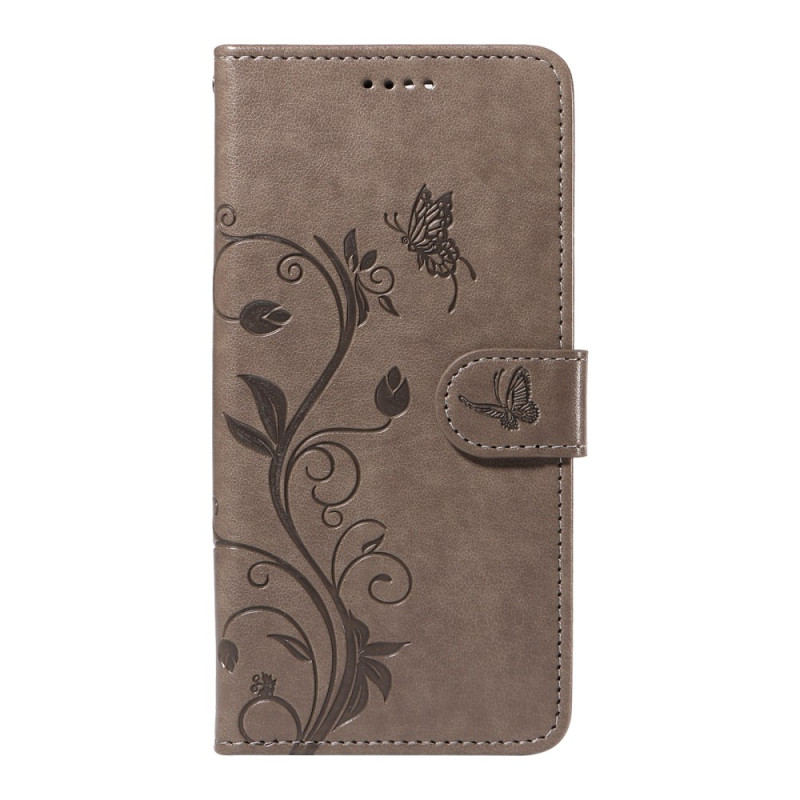 Housse Xiaomi Redmi 14C / Poco C75 Motif Floral à Lanière