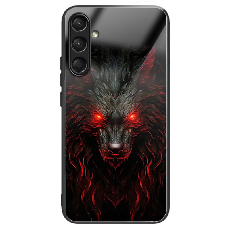 Coque Galaxy A16 4G / 5G Verre Trempé Loup Rouge