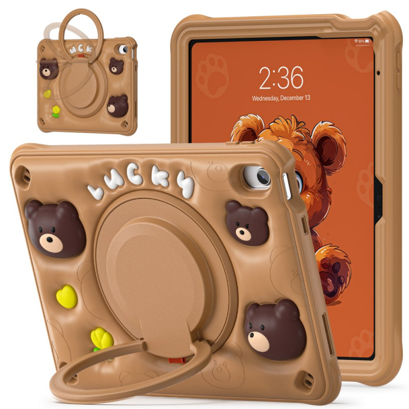 Coque iPad 10.9 (2022) Kids Ourson Anneau-Support