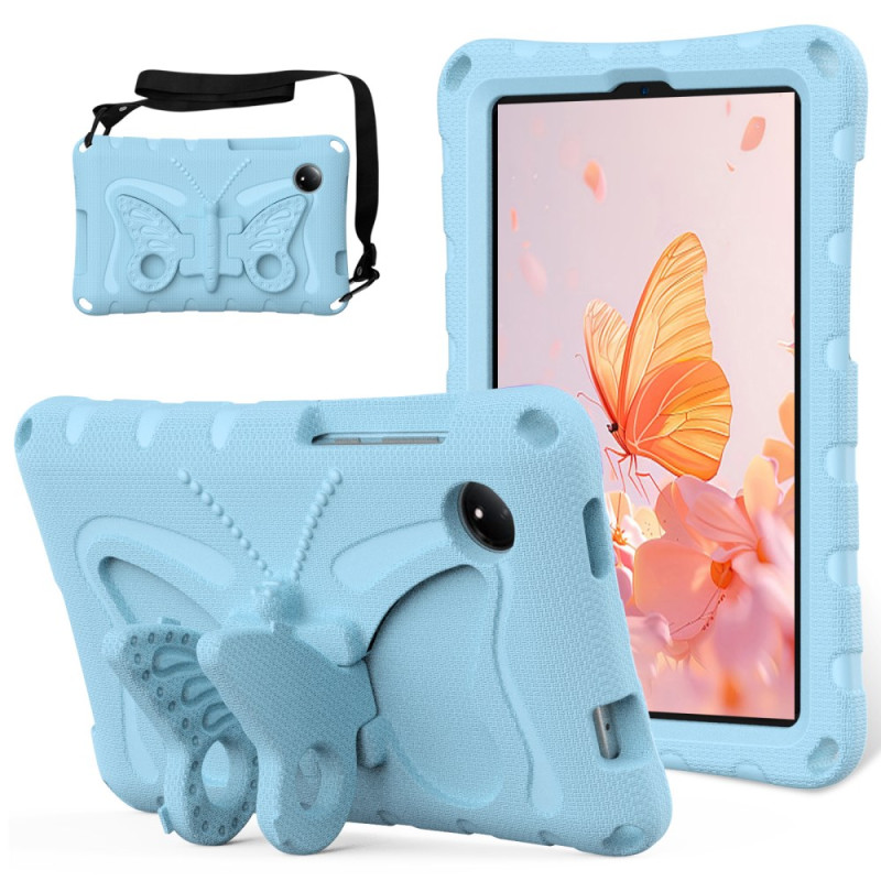 Coque Xiaomi Redmi Pad SE 8.7 4G Kids Support Papillon et Bandoulière