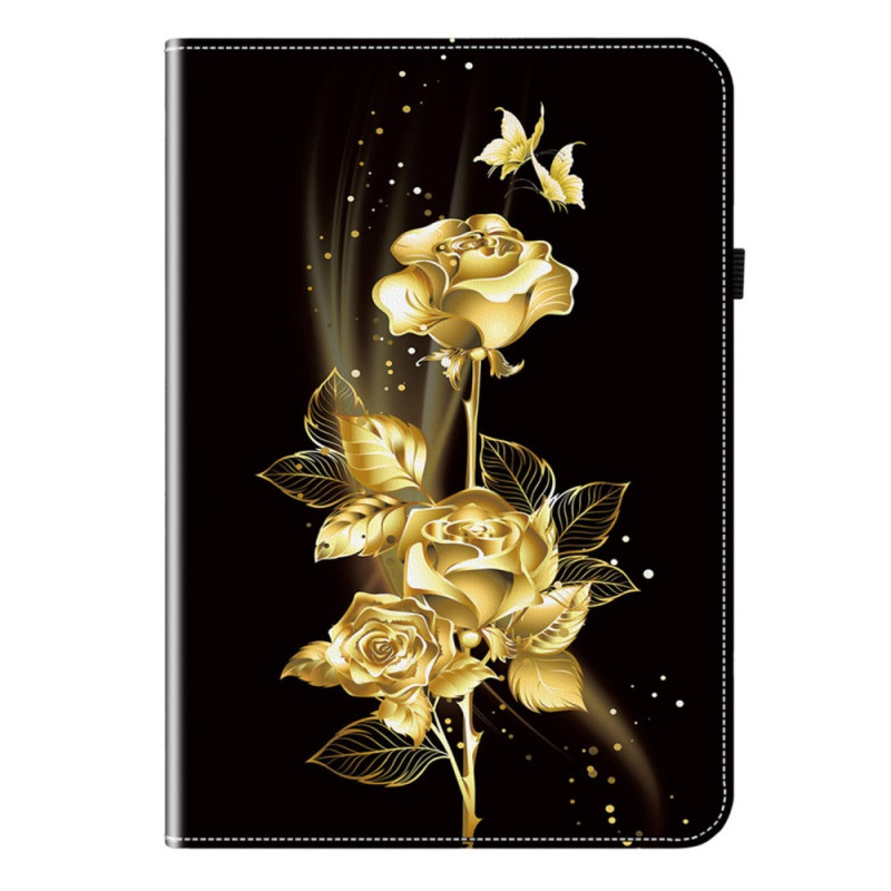 Étui Xiaomi Redmi Pad SE 8.7 4G Papillon Doré et Rose