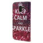 Housse Samsung Galaxy J6 Keep Calm and Sparkle