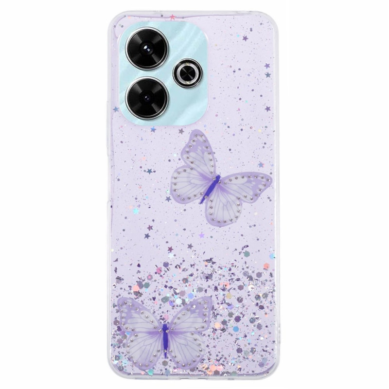 Coque  pour Xiaomi Redmi 13 4G / 13 5G Papillons Paillettes