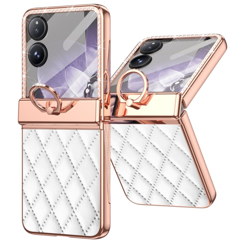 Coque Xiaomi Mix Flip Matelassée Anneau-Support