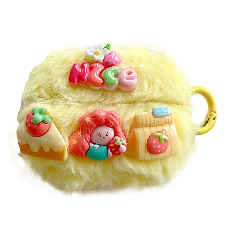 Coque AirPods Pro 2 / AirPods Pro Peluche Jaune