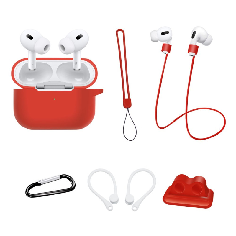 Kit AirPods Pro 2 Accessoires Anti-Perte 6-en-1