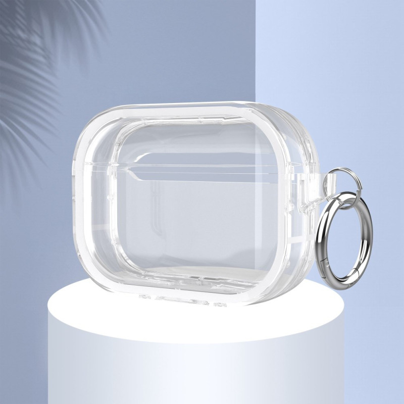 Coque AirPods Pro Transparente Rebords Colorés