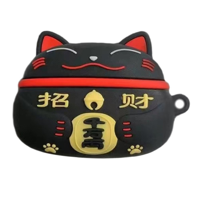 Coque AirPods 3 Chat Noir Porte-Bonheur