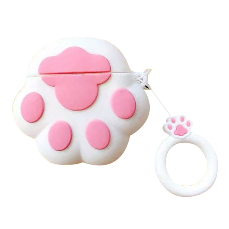 Coque AirPods 3 Patte de Chat Blanche