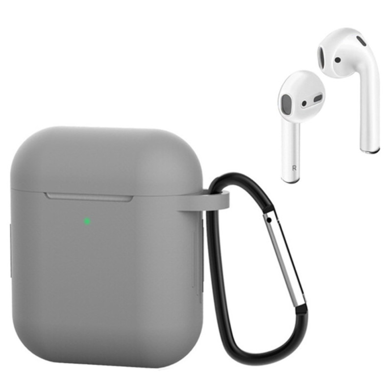 Coque Apple AirPods 2 / 1 Finesse avec Mousqueton