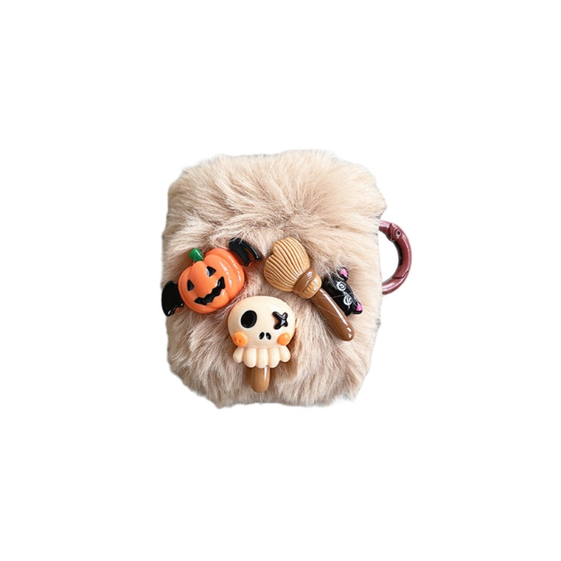 Coque AirPods 2 / 1 Peluche Beige Halloween