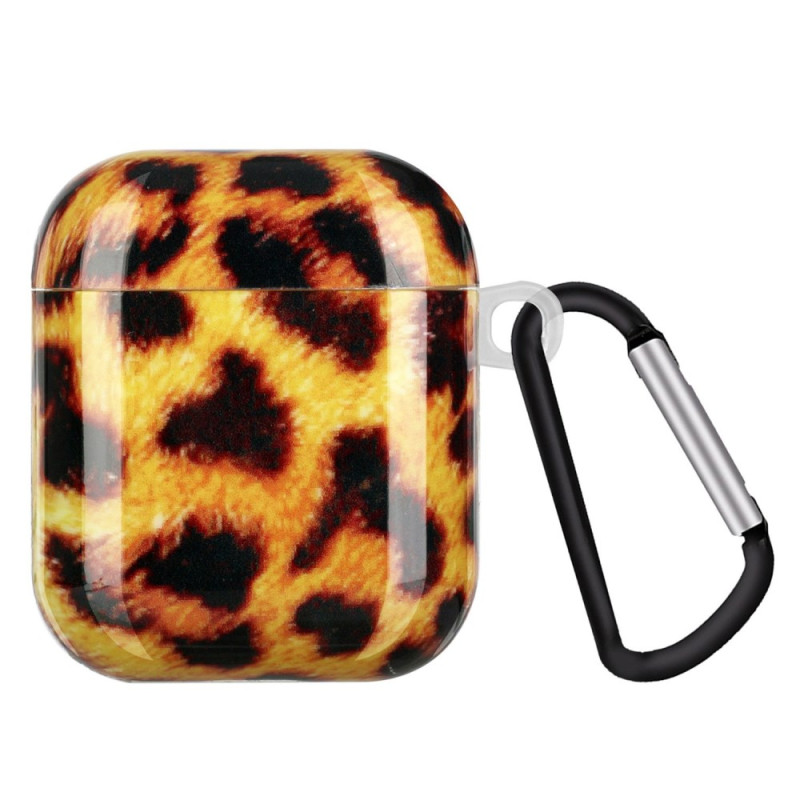 Coque AirPods 2 / 1 Divers Motifs avec Mousqueton