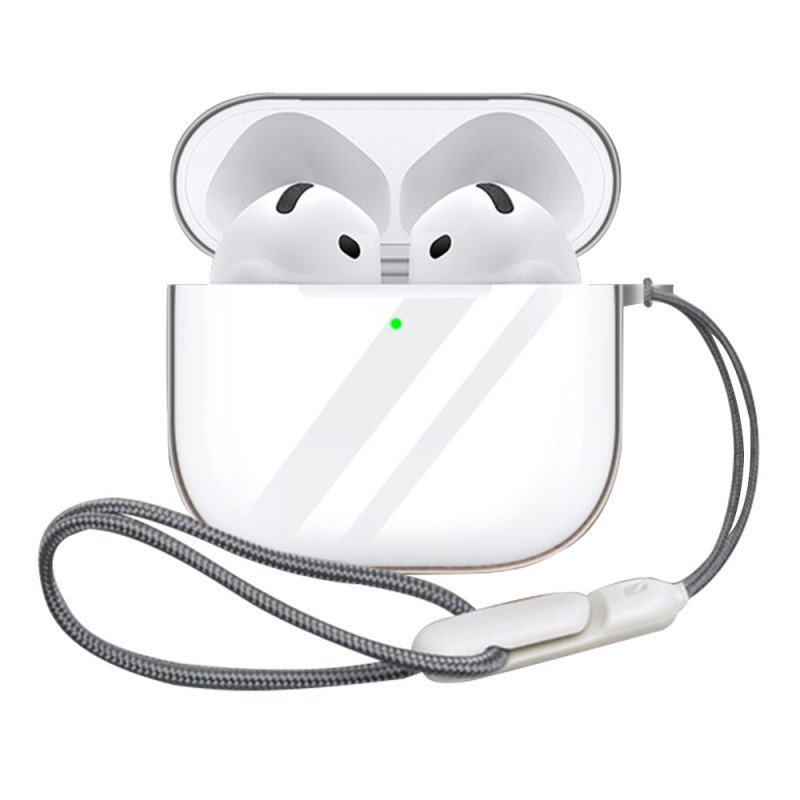 Coque AirPods 4 Transparente avec Lanière