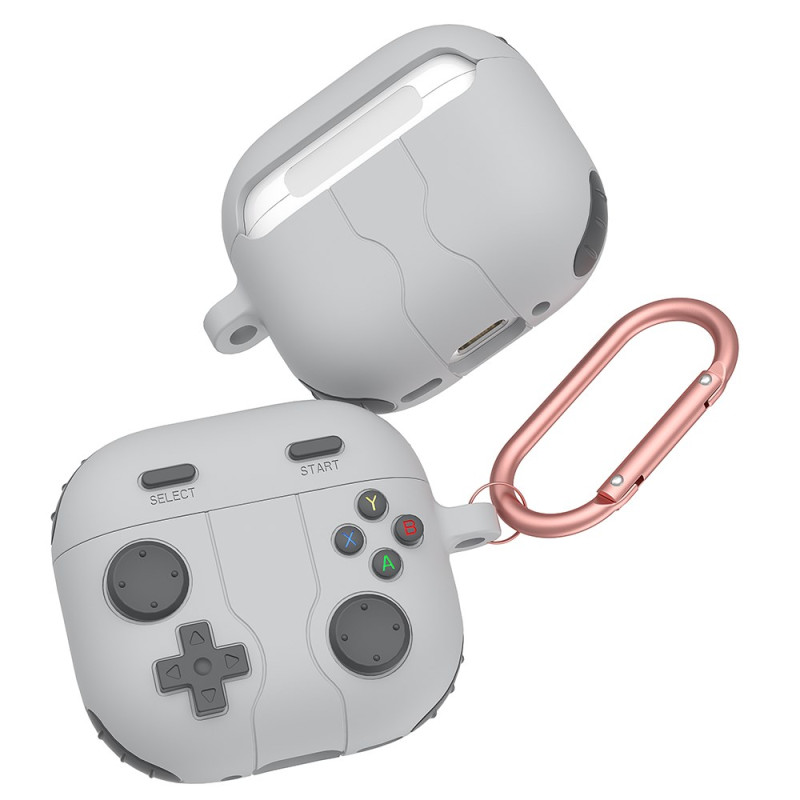 Coque AirPods 4 Console de Jeu avec Mousqueton