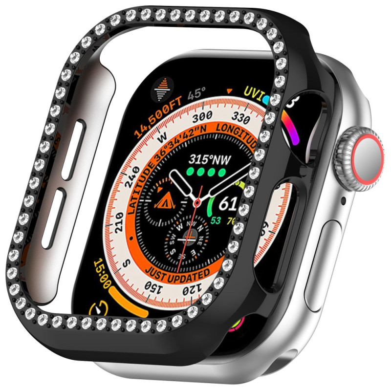 Coque Apple Watch Series 10 46mm Boîtier Strass Design